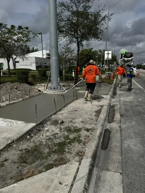 FDOT Roadway Improvements: Finished pavement and markings