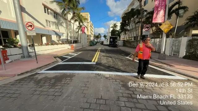 Intersection Improvements: Finished intersection