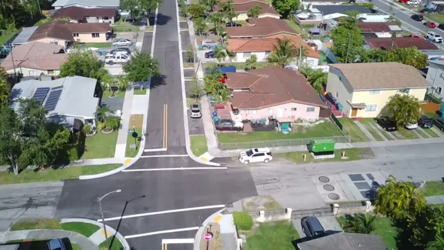 Sweetwater Neighborhood Roadway Improvements: Intersection with crosswalks, detectable warning surfaces and new curb returns